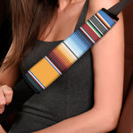 Tribal Serape Blanket Pattern Print Car Seat Belt Covers