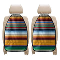 Tribal Serape Blanket Pattern Print Car Seat Organizers