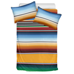 Tribal Serape Blanket Pattern Print Duvet Cover Bedding Set