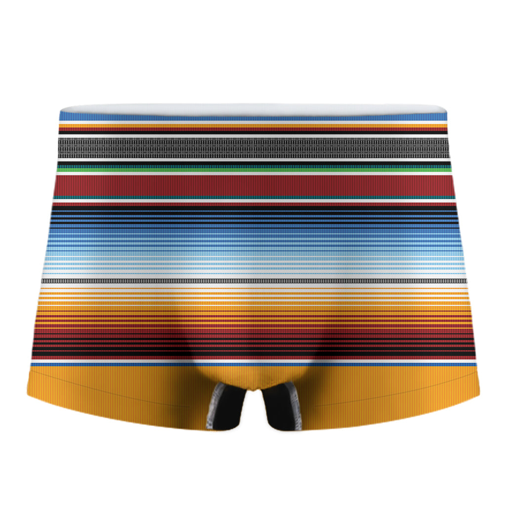 Tribal Serape Blanket Pattern Print Men's Boxer Briefs