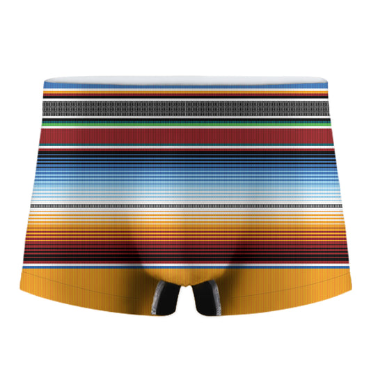 Tribal Serape Blanket Pattern Print Men's Boxer Briefs