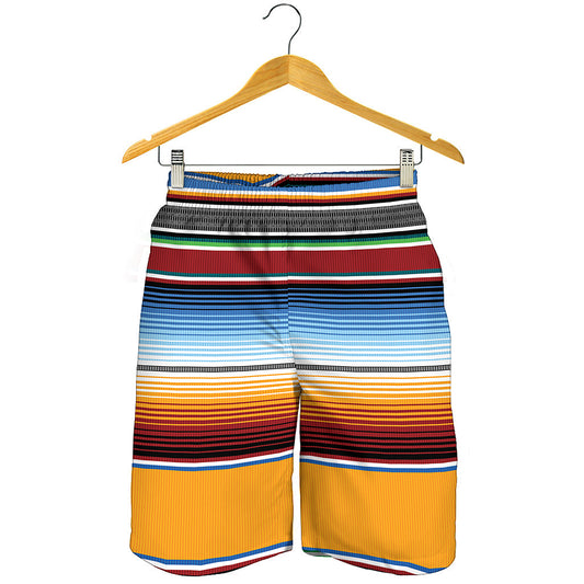 Tribal Serape Blanket Pattern Print Men's Shorts