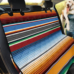 Tribal Serape Blanket Pattern Print Pet Car Back Seat Cover