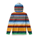 Tribal Serape Blanket Pattern Print Pullover Hoodie