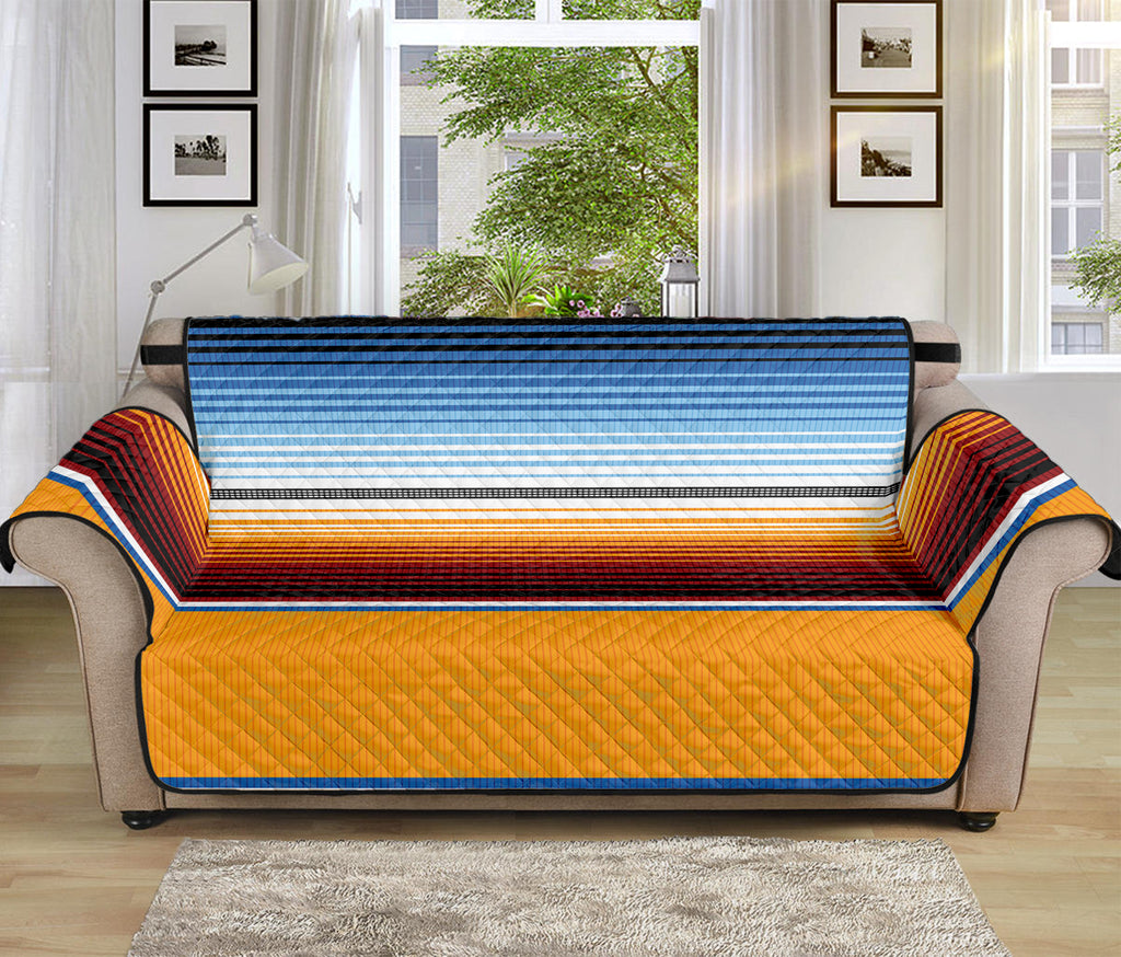 Tribal Serape Blanket Pattern Print Sofa Protector