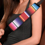 Tribal Serape Blanket Stripe Print Car Seat Belt Covers