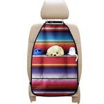 Tribal Serape Blanket Stripe Print Car Seat Organizers