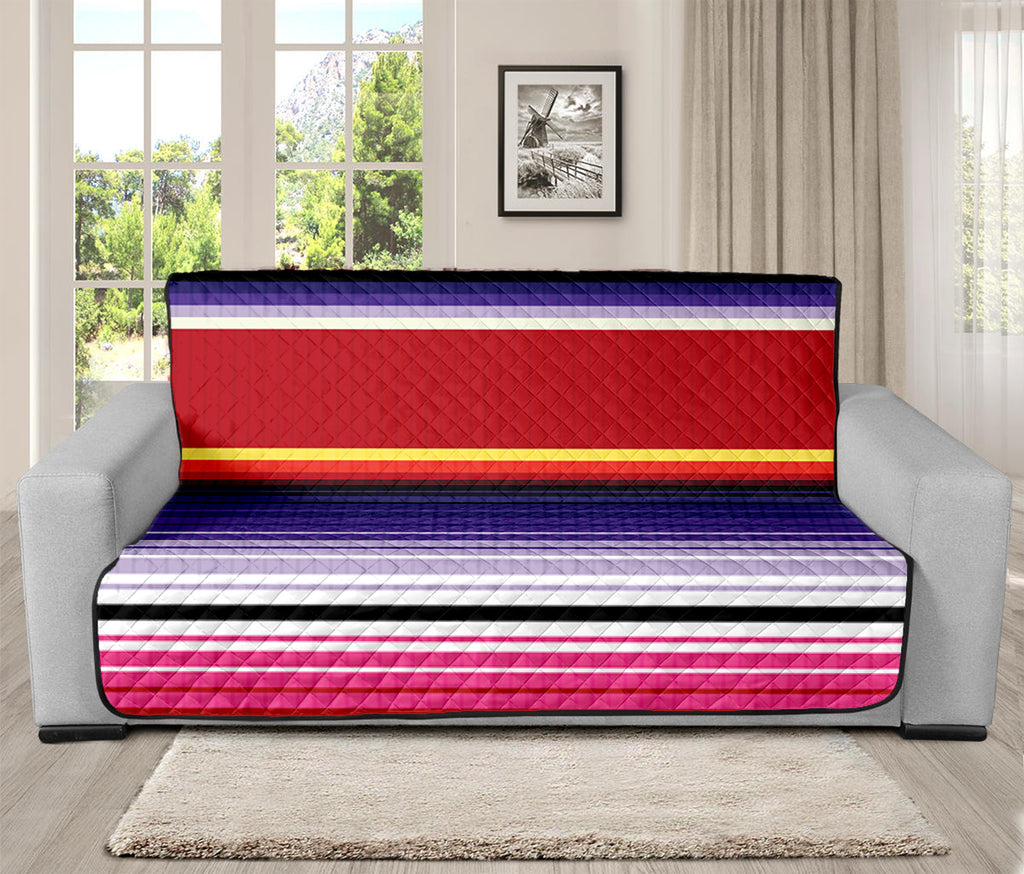 Tribal Serape Blanket Stripe Print Futon Protector