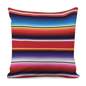 Tribal Serape Blanket Stripe Print Pillow Cover