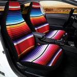 Tribal Serape Blanket Stripe Print Universal Fit Car Seat Covers