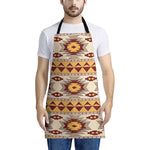 Tribal Southwestern Navajo Pattern Print Apron