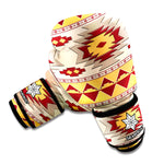 Tribal Southwestern Navajo Pattern Print Boxing Gloves