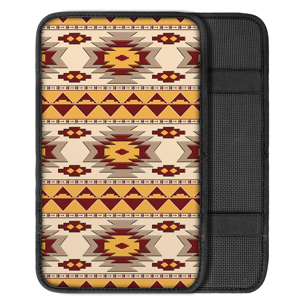 Tribal Southwestern Navajo Pattern Print Car Center Console Cover