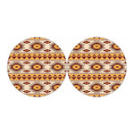 Tribal Southwestern Navajo Pattern Print Car Coasters