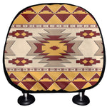 Tribal Southwestern Navajo Pattern Print Car Headrest Covers