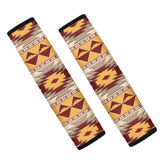 Tribal Southwestern Navajo Pattern Print Car Seat Belt Covers