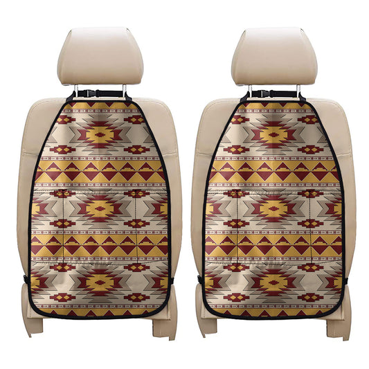 Tribal Southwestern Navajo Pattern Print Car Seat Organizers