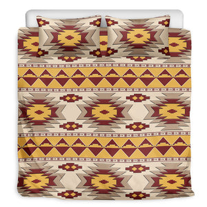Tribal Southwestern Navajo Pattern Print Duvet Cover Bedding Set