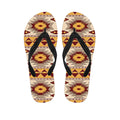 Tribal Southwestern Navajo Pattern Print Flip Flops