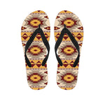 Tribal Southwestern Navajo Pattern Print Flip Flops