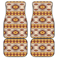 Tribal Southwestern Navajo Pattern Print Front and Back Car Floor Mats