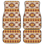 Tribal Southwestern Navajo Pattern Print Front and Back Car Floor Mats