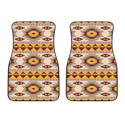 Tribal Southwestern Navajo Pattern Print Front Car Floor Mats