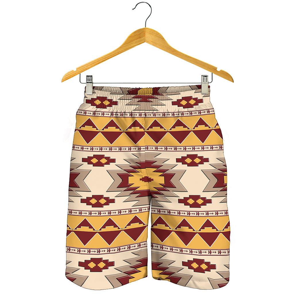 Tribal Southwestern Navajo Pattern Print Men's Shorts