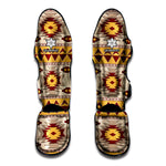 Tribal Southwestern Navajo Pattern Print Muay Thai Shin Guard