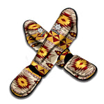 Tribal Southwestern Navajo Pattern Print Muay Thai Shin Guard