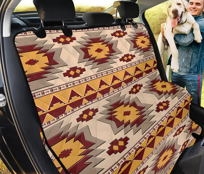 Tribal Southwestern Navajo Pattern Print Pet Car Back Seat Cover