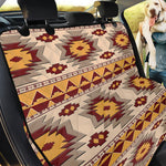 Tribal Southwestern Navajo Pattern Print Pet Car Back Seat Cover