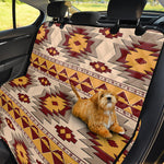 Tribal Southwestern Navajo Pattern Print Pet Car Back Seat Cover