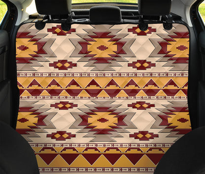 Tribal Southwestern Navajo Pattern Print Pet Car Back Seat Cover