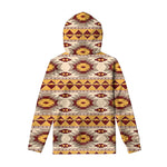 Tribal Southwestern Navajo Pattern Print Pullover Hoodie
