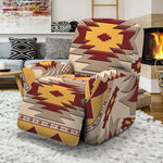 Tribal Southwestern Navajo Pattern Print Recliner Slipcover