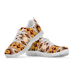 Tribal Southwestern Navajo Pattern Print White Sneakers