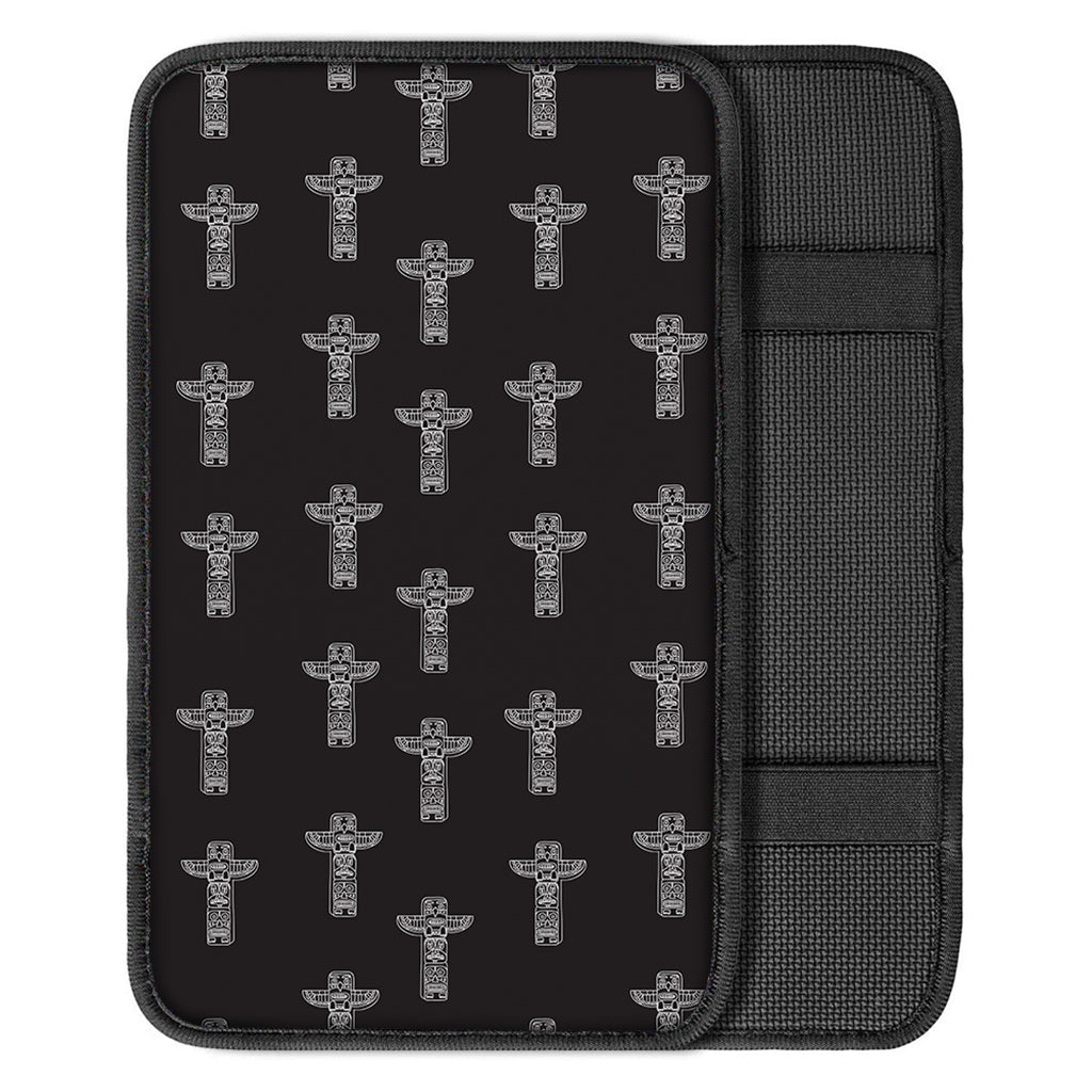 Tribal Totem Pattern Print Car Center Console Cover