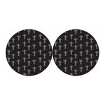 Tribal Totem Pattern Print Car Coasters