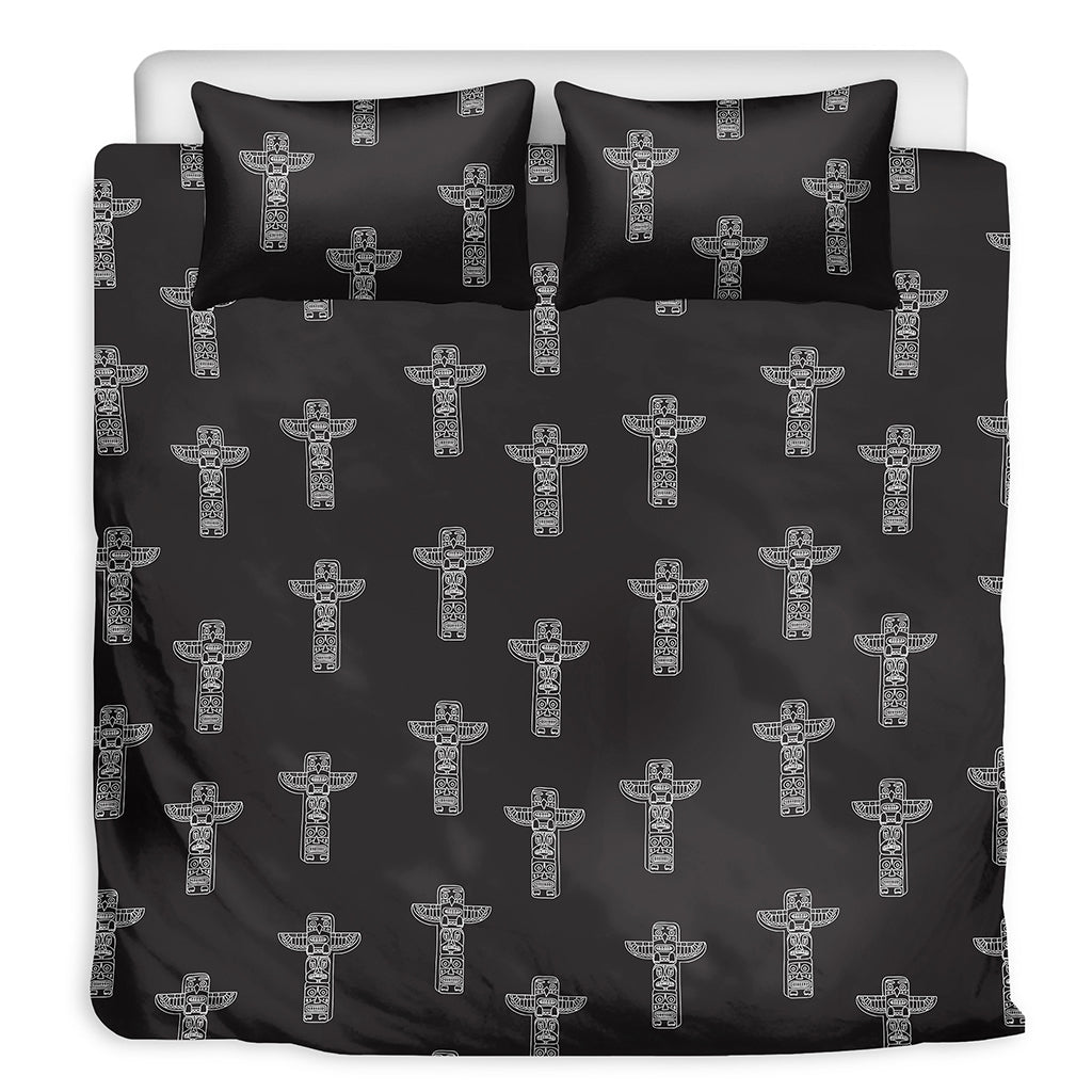Tribal Totem Pattern Print Duvet Cover Bedding Set