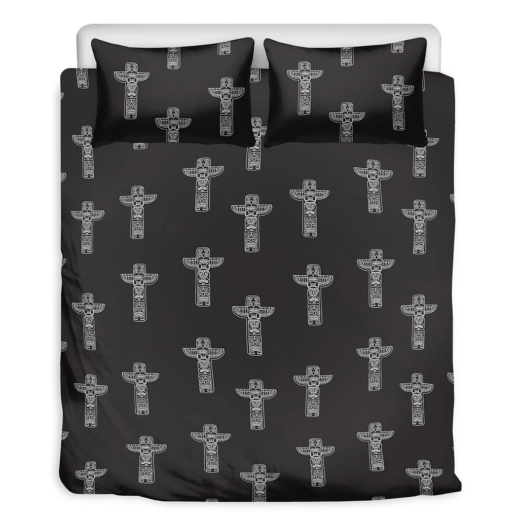 Tribal Totem Pattern Print Duvet Cover Bedding Set