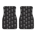Tribal Totem Pattern Print Front Car Floor Mats