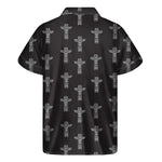 Tribal Totem Pattern Print Men's Short Sleeve Shirt