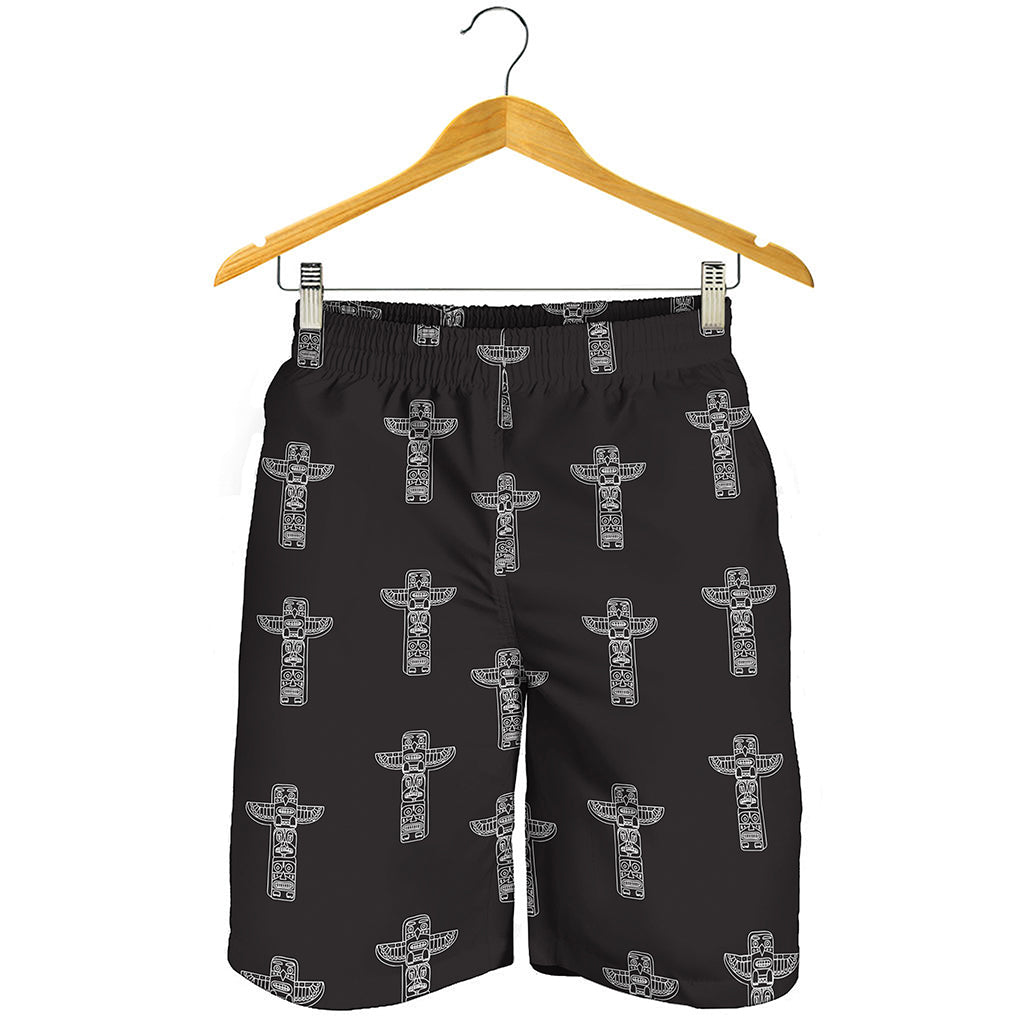 Tribal Totem Pattern Print Men's Shorts