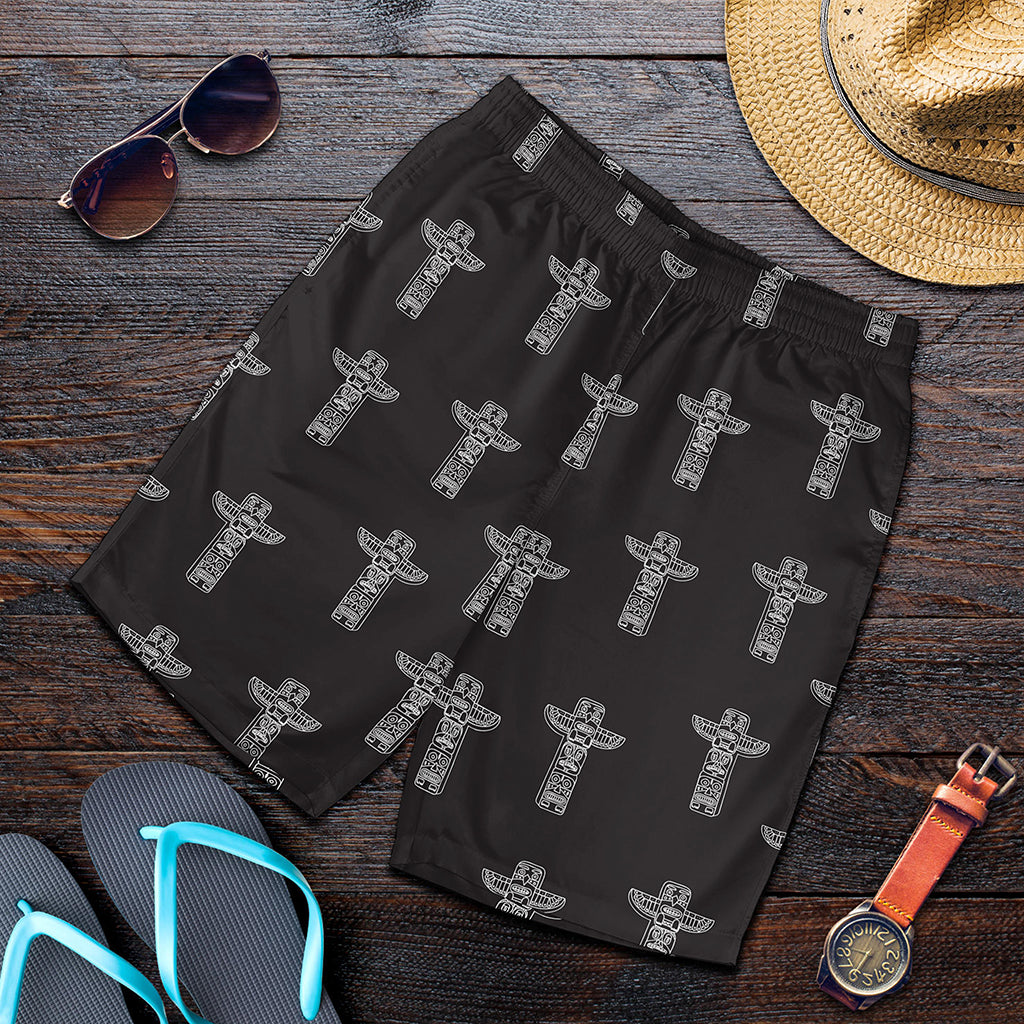 Tribal Totem Pattern Print Men's Shorts