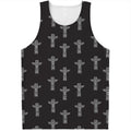 Tribal Totem Pattern Print Men's Tank Top