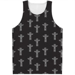 Tribal Totem Pattern Print Men's Tank Top