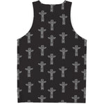 Tribal Totem Pattern Print Men's Tank Top