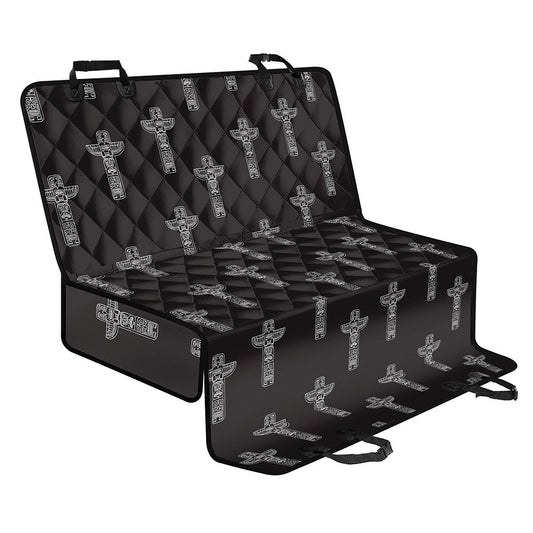 Tribal Totem Pattern Print Pet Car Back Seat Cover