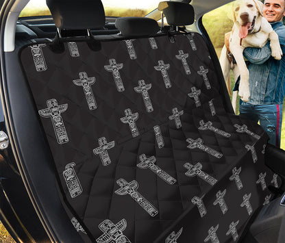 Tribal Totem Pattern Print Pet Car Back Seat Cover